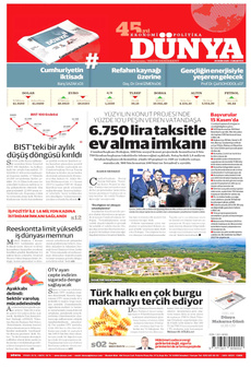 DÜNYA 25 Ekim 2025 gazete manşeti