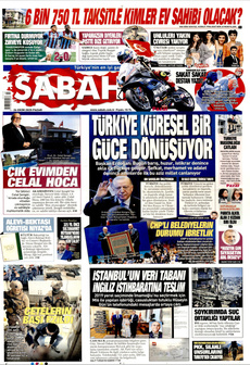SABAH 26 Ekim 2025 gazete manşeti
