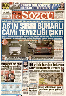 SÖZCÜ 26 Ekim 2025 gazete manşeti