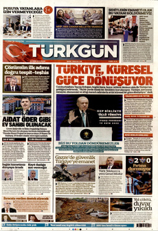 TÜRKGÜN 26 Ekim 2025 gazete manşeti