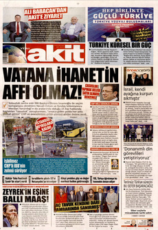 YENİ AKİT 26 Ekim 2025 gazete manşeti