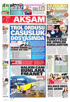 AKŞAM 26 Ekim 2025 gazete manşeti