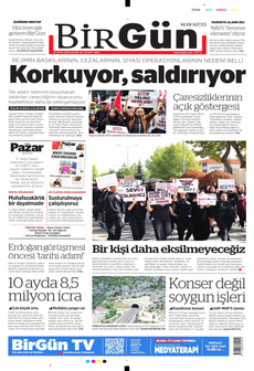 BİRGÜN 26 Ekim 2025 gazete manşeti