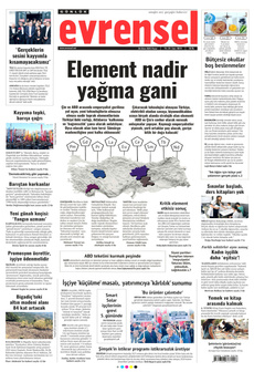 EVRENSEL 26 Ekim 2025 gazete manşeti
