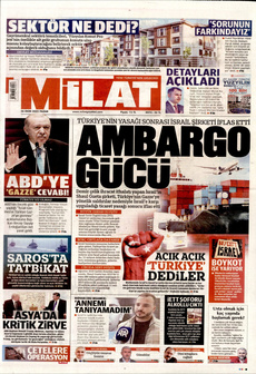 MİLAT 26 Ekim 2025 gazete manşeti