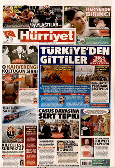 HÜRRİYET 27 Ekim 2025 gazete manşeti