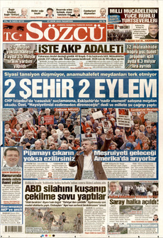 SÖZCÜ 27 Ekim 2025 gazete manşeti