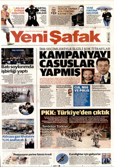 YENİ ŞAFAK 27 Ekim 2025 gazete manşeti