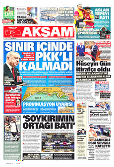 AKŞAM 27 Ekim 2025 gazete manşeti