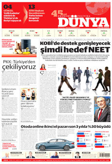 DÜNYA 27 Ekim 2025 gazete manşeti