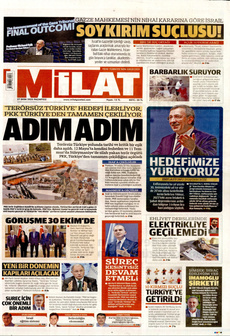 MİLAT 27 Ekim 2025 gazete manşeti