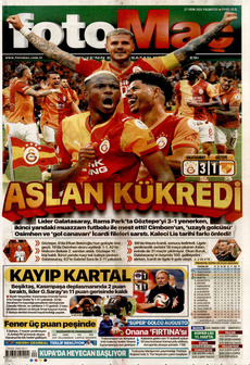 FOTOMAÇ 27 Ekim 2025 gazete manşeti