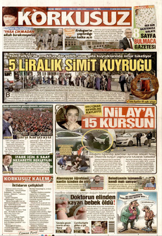 KORKUSUZ 27 Ekim 2025 gazete manşeti