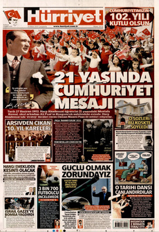 HÜRRİYET 29 Ekim 2025 gazete manşeti