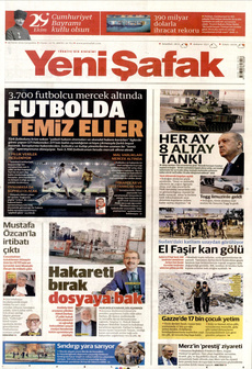 YENİ ŞAFAK 29 Ekim 2025 gazete manşeti
