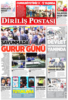 DİRİLİŞ POSTASI 29 Ekim 2025 gazete manşeti
