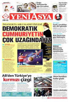 YENİ ASYA 29 Ekim 2025 gazete manşeti