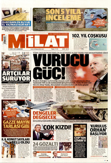 MİLAT 29 Ekim 2025 gazete manşeti