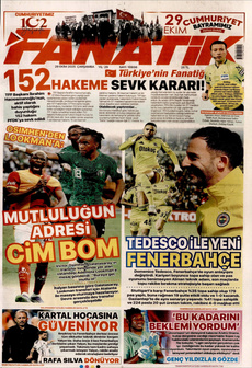 FANATİK 29 Ekim 2025 gazete manşeti