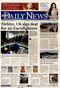 HÜRRİYET DAİLY NEWS 29 Ekim 2025 gazete manşeti