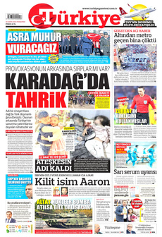 TÜRKİYE GAZETESİ 30 Ekim 2025 gazete manşeti