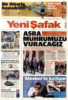 YENİ ŞAFAK 30 Ekim 2025 gazete manşeti