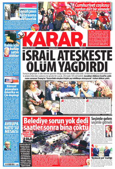 KARAR 30 Ekim 2025 gazete manşeti