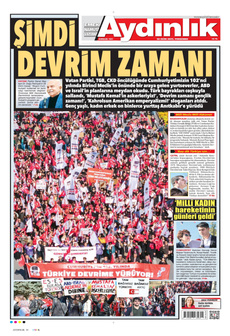 AYDINLIK GAZETESİ 30 Ekim 2025 gazete manşeti