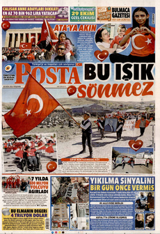 POSTA 30 Ekim 2025 gazete manşeti