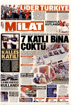 MİLAT 30 Ekim 2025 gazete manşeti