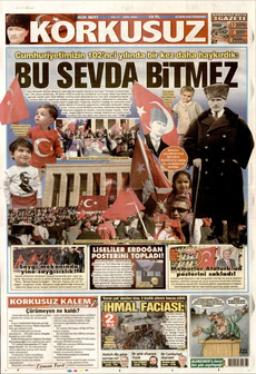 KORKUSUZ 30 Ekim 2025 gazete manşeti