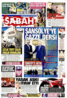 SABAH 31 Ekim 2025 gazete manşeti