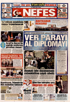 NEFES 31 Ekim 2025 gazete manşeti