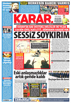 KARAR 31 Ekim 2025 gazete manşeti