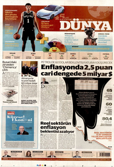 DÜNYA 31 Ekim 2025 gazete manşeti