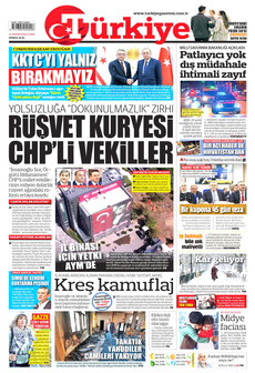 TÜRKİYE GAZETESİ 14 Kasım 2025 gazete manşeti