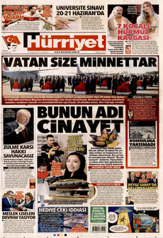 HÜRRİYET 15 Kasım 2025 gazete manşeti