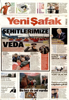 YENİ ŞAFAK 15 Kasım 2025 gazete manşeti