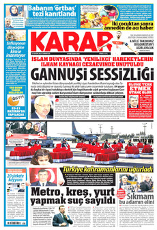 KARAR 15 Kasım 2025 gazete manşeti
