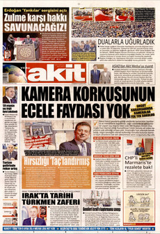 YENİ AKİT 15 Kasım 2025 gazete manşeti