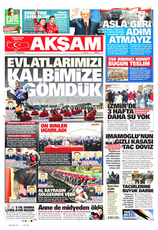 AKŞAM 15 Kasım 2025 gazete manşeti