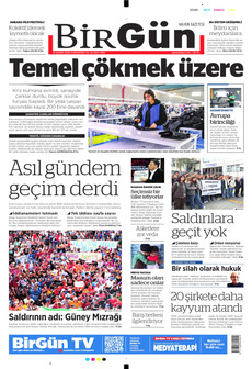 BİRGÜN 15 Kasım 2025 gazete manşeti