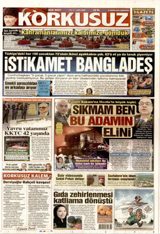 KORKUSUZ 15 Kasım 2025 gazete manşeti