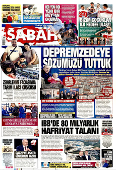 SABAH 16 Kasım 2025 gazete manşeti