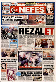 NEFES 16 Kasım 2025 gazete manşeti