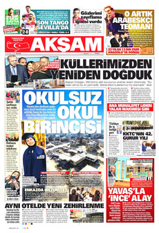 AKŞAM 16 Kasım 2025 gazete manşeti