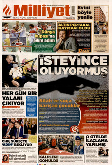 MİLLİYET 16 Kasım 2025 gazete manşeti
