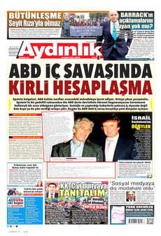 AYDINLIK GAZETESİ 16 Kasım 2025 gazete manşeti
