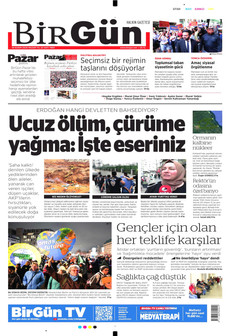 BİRGÜN 16 Kasım 2025 gazete manşeti