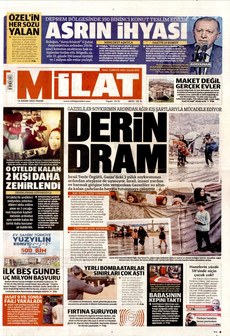 MİLAT 16 Kasım 2025 gazete manşeti